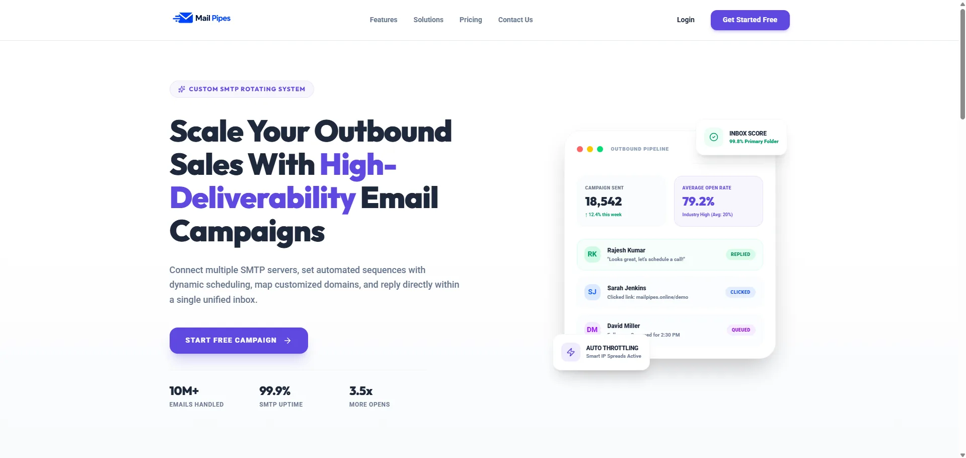 MailPipes Automation live website case study