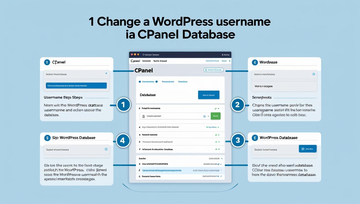 How to Change WordPress Username via cPanel Database