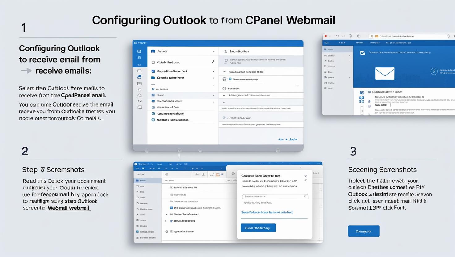 How to Configure Outlook to Receive Emails from Your cPanel Webmail