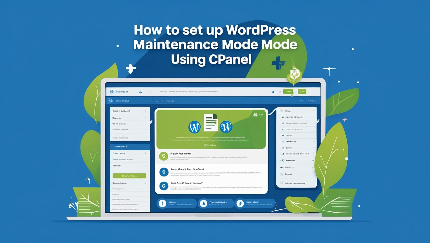 How to Set Up Maintenance Mode in WordPress Using cPanel