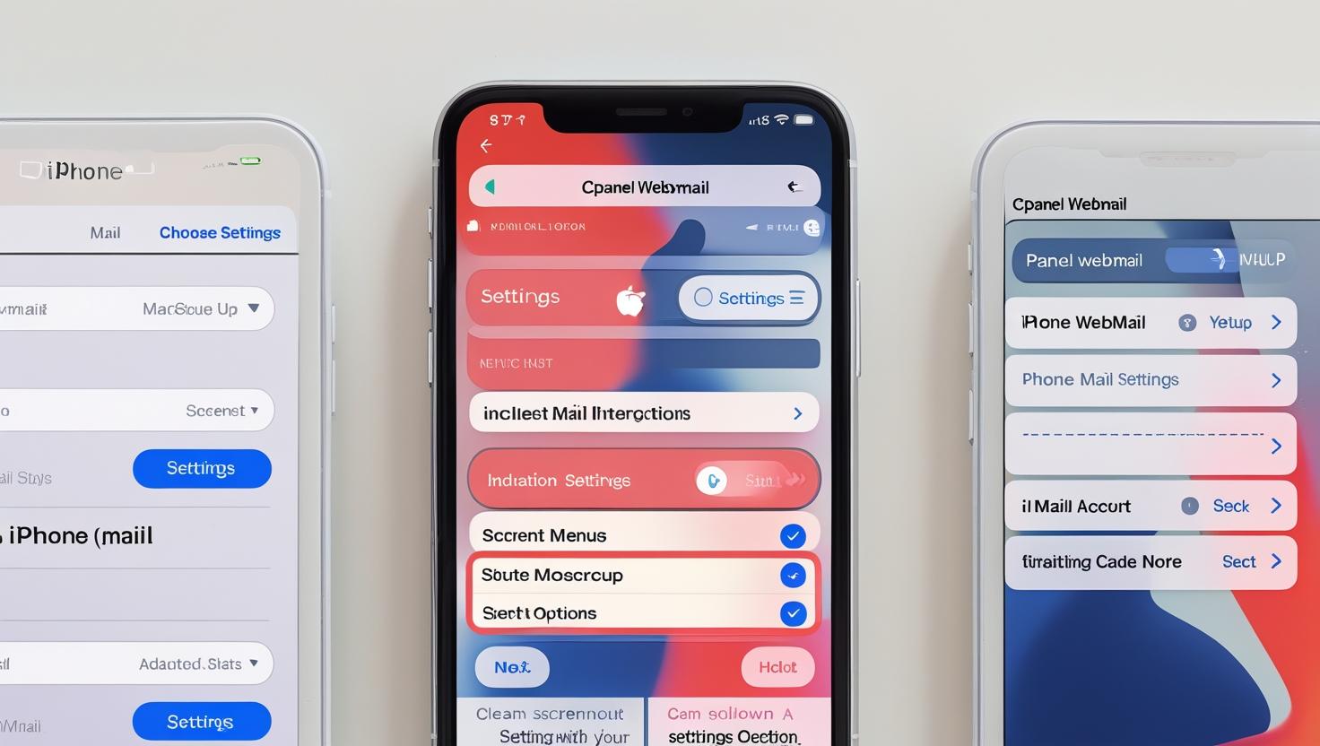 Set Up cPanel Webmail on iPhone’s Mail App (iOS Mail Settings)