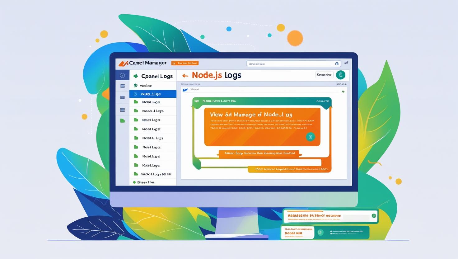 View and Manage Node.js Logs from cPanel File Manager