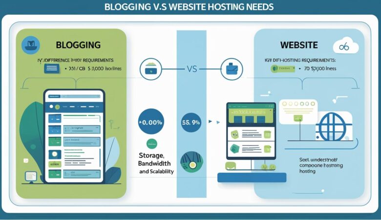 Blogging vs Website – Which Needs What Hosting?