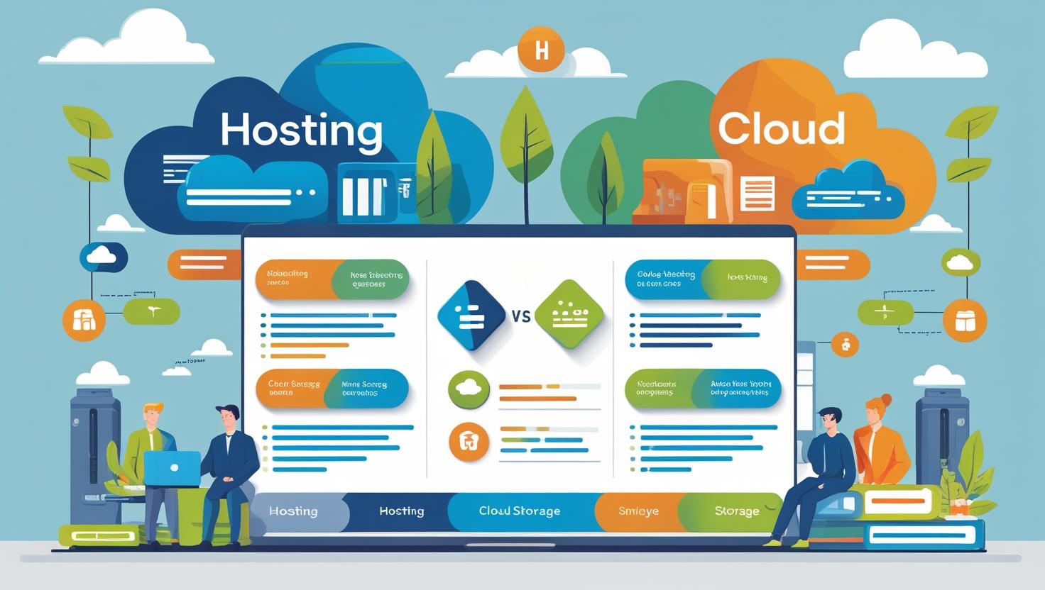 Hosting vs Cloud Storage – What’s the Difference?